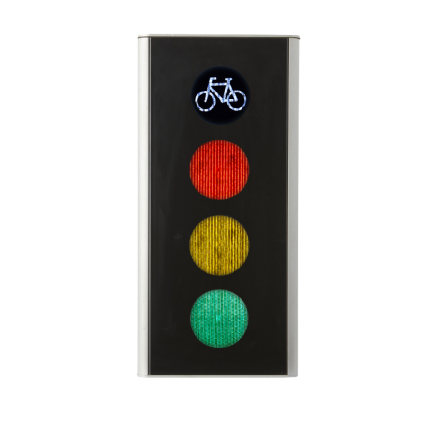 Green Light signal 100 mm 4-lys cyklist